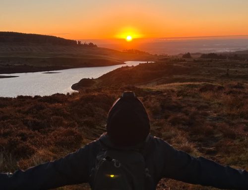 Sunrise with Louis at the Jaw Reservoir